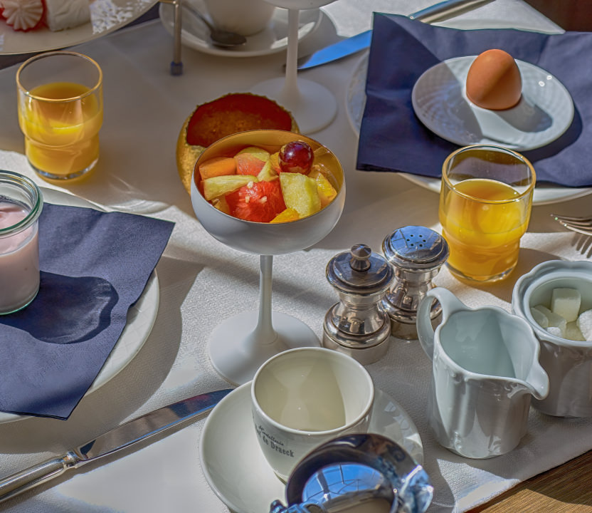 Bon petit déjeuner à l'Hostellerie Hof de Draeck