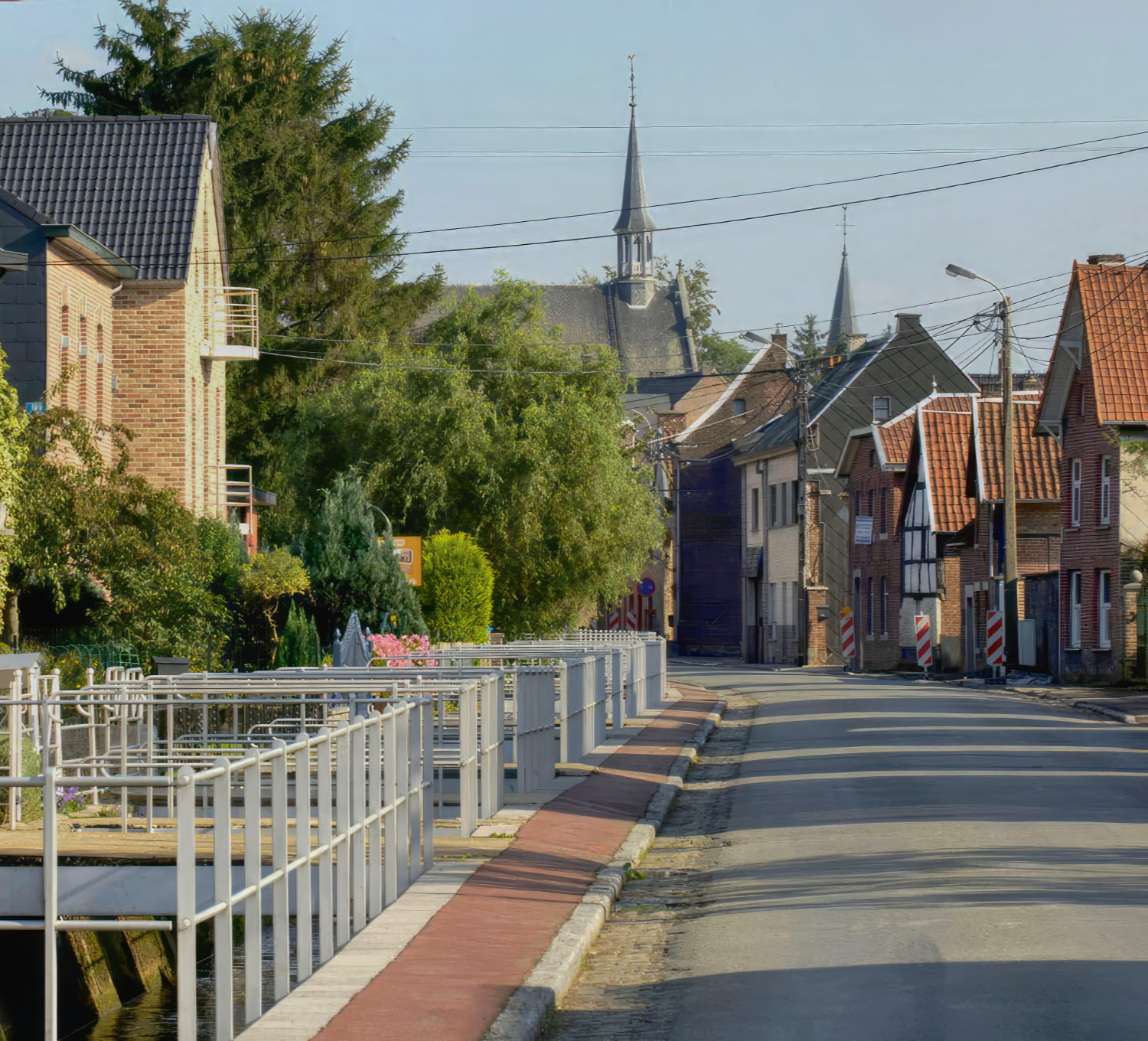 Riviertje de Voer stroomt door 's-Gravenvoeren